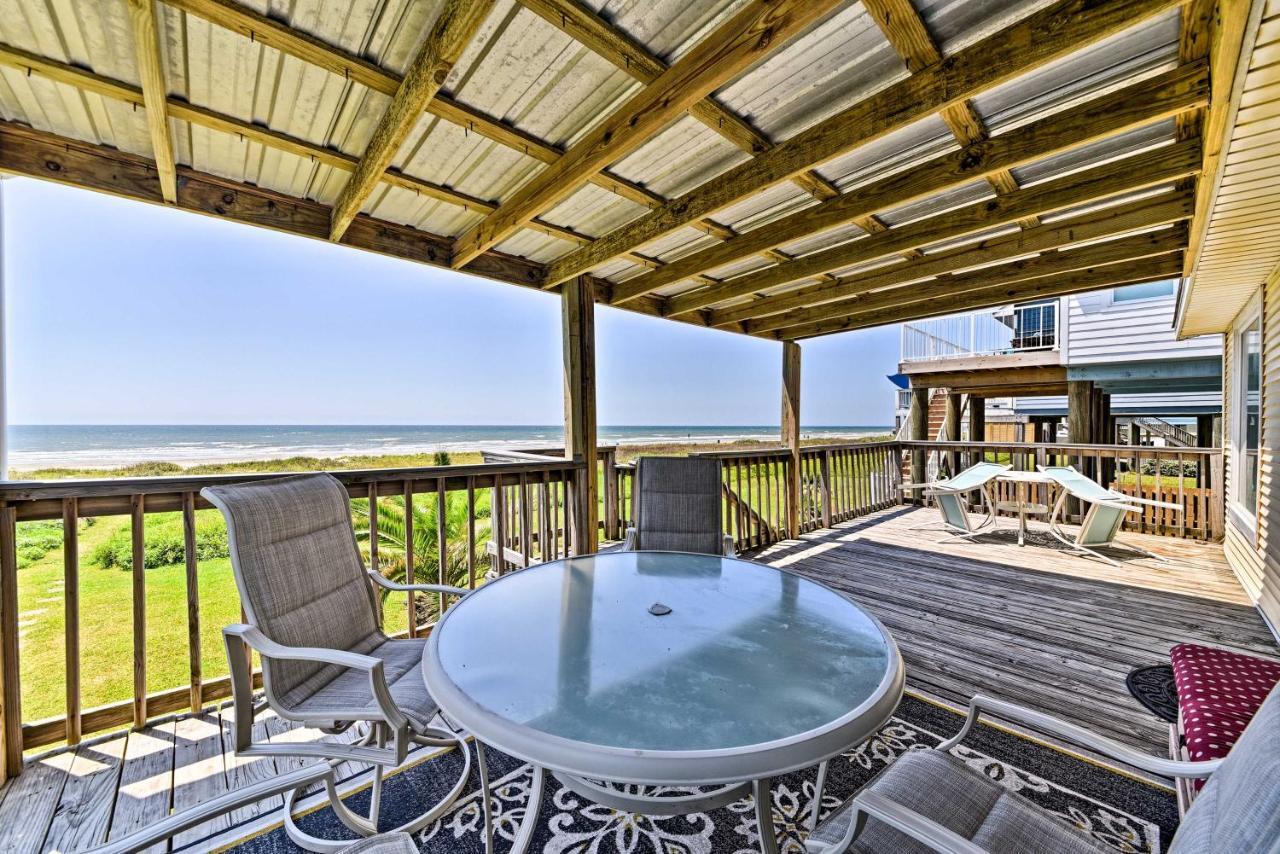 Galveston Beach House With Private Deck And Gulf Views Kültér fotó