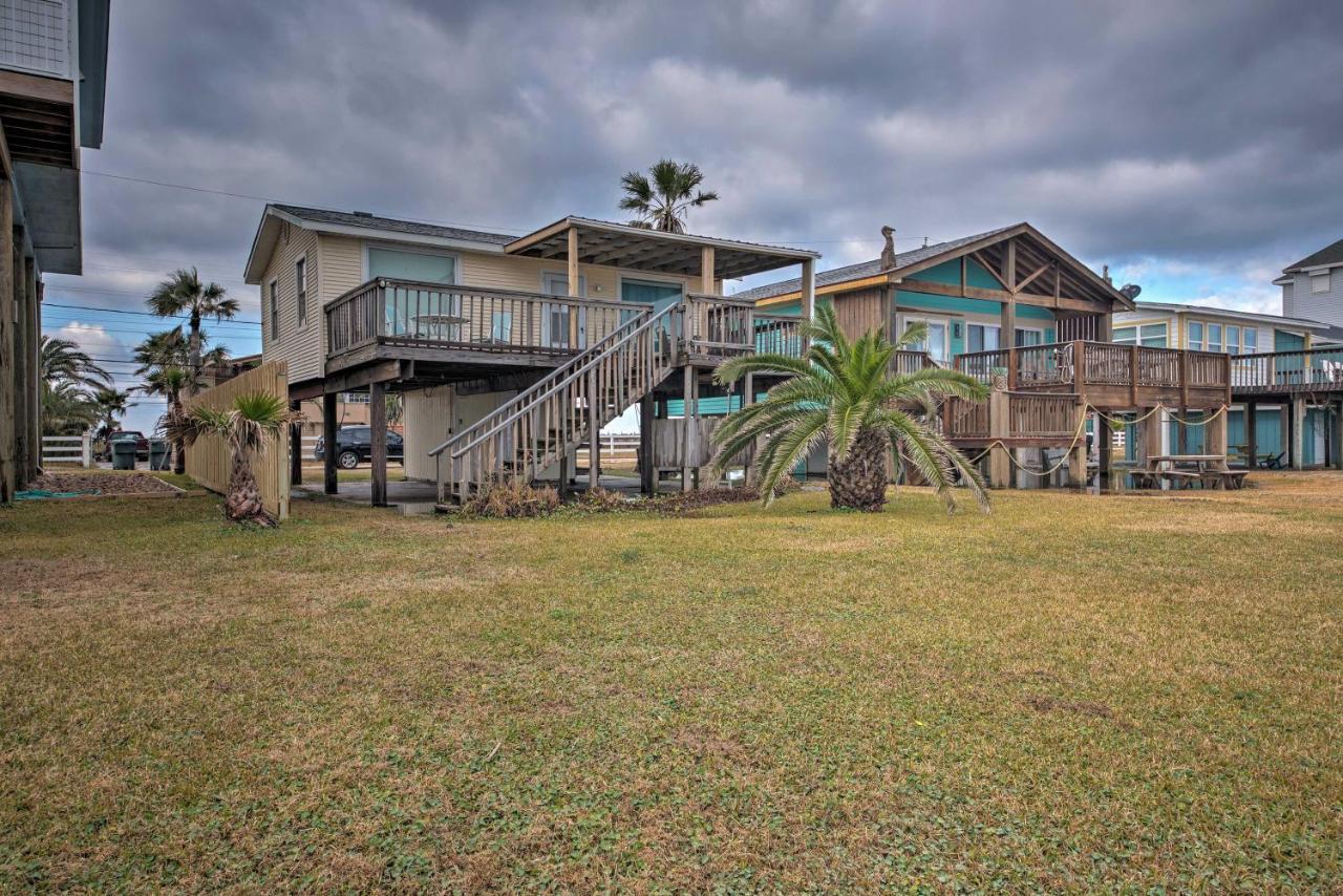 Galveston Beach House With Private Deck And Gulf Views Kültér fotó