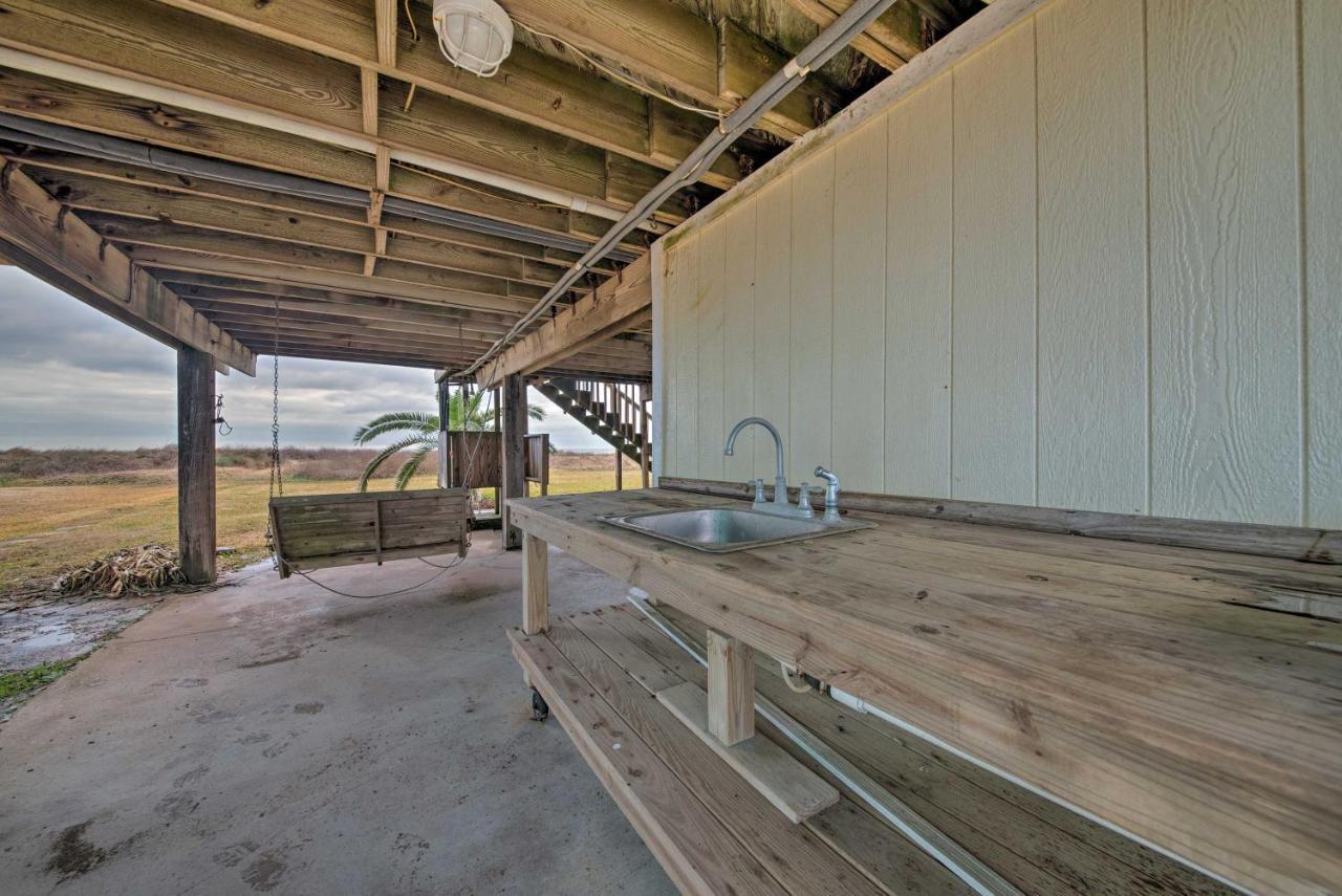 Galveston Beach House With Private Deck And Gulf Views Kültér fotó
