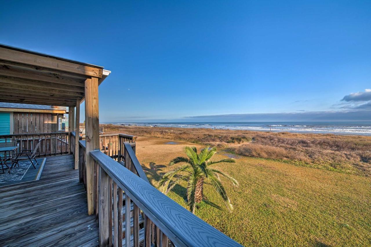 Galveston Beach House With Private Deck And Gulf Views Kültér fotó